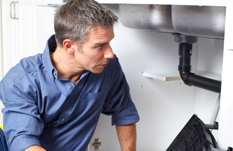 before making the repair, Mike is inspecting the general plumbing system 